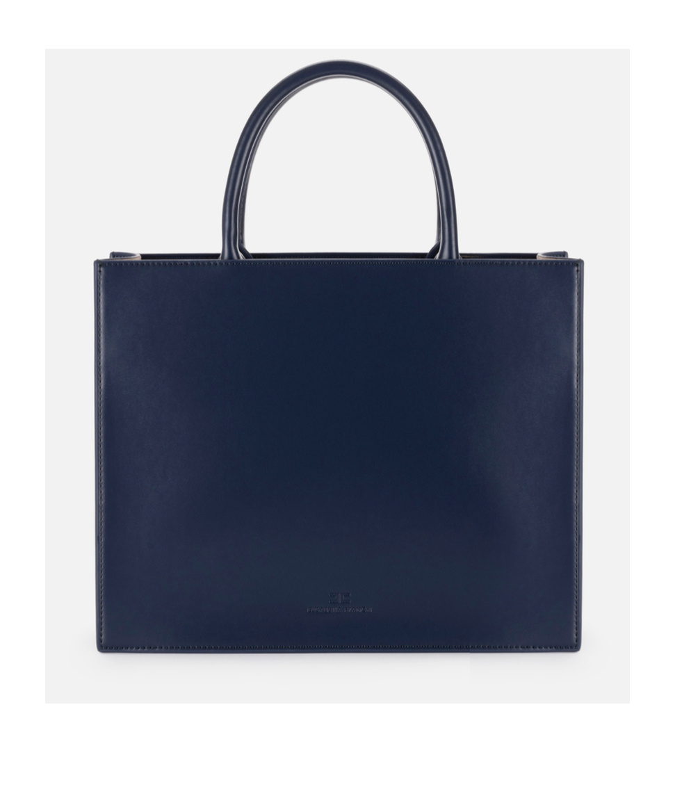 ELISABETTA FRANCHI LOGO MEDIUM HANDBAG