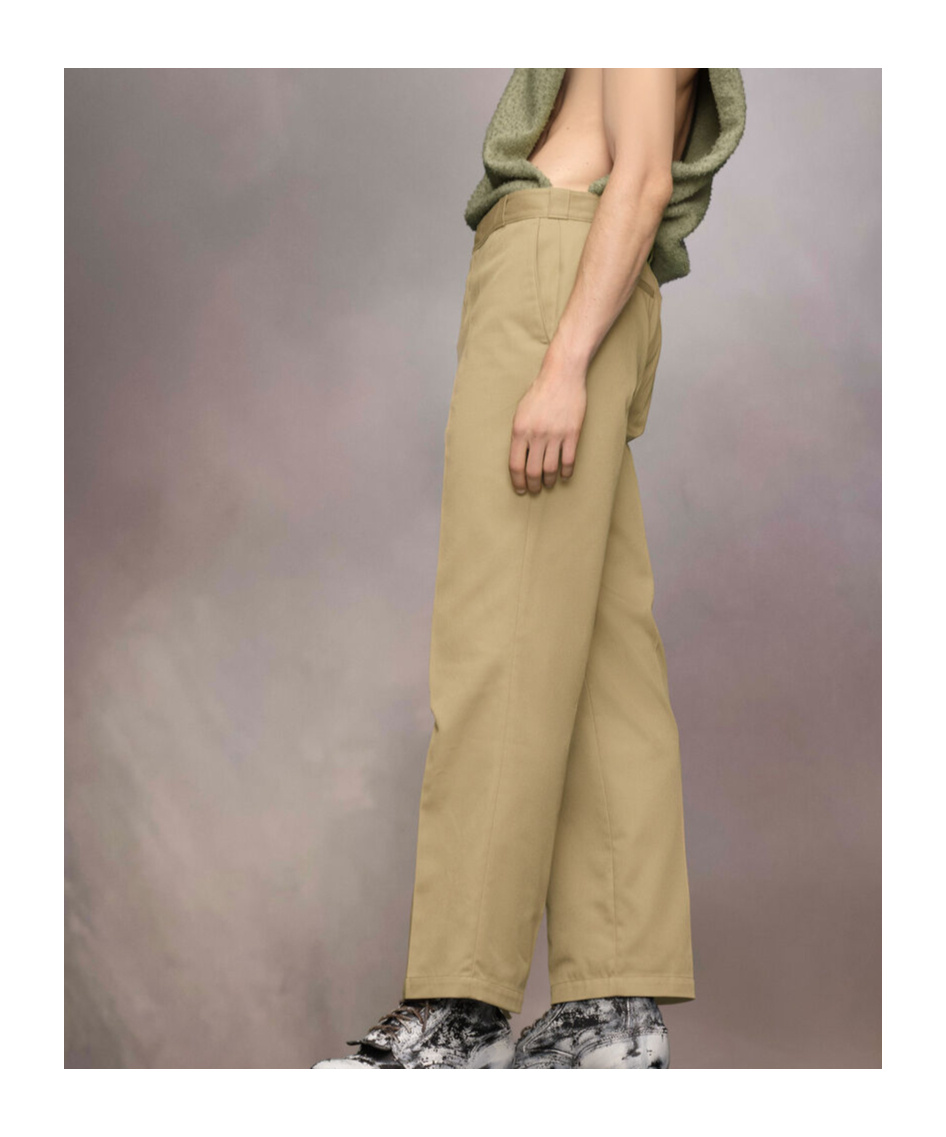 Maison Margiela Belt Loop Casual Pants In Nude
