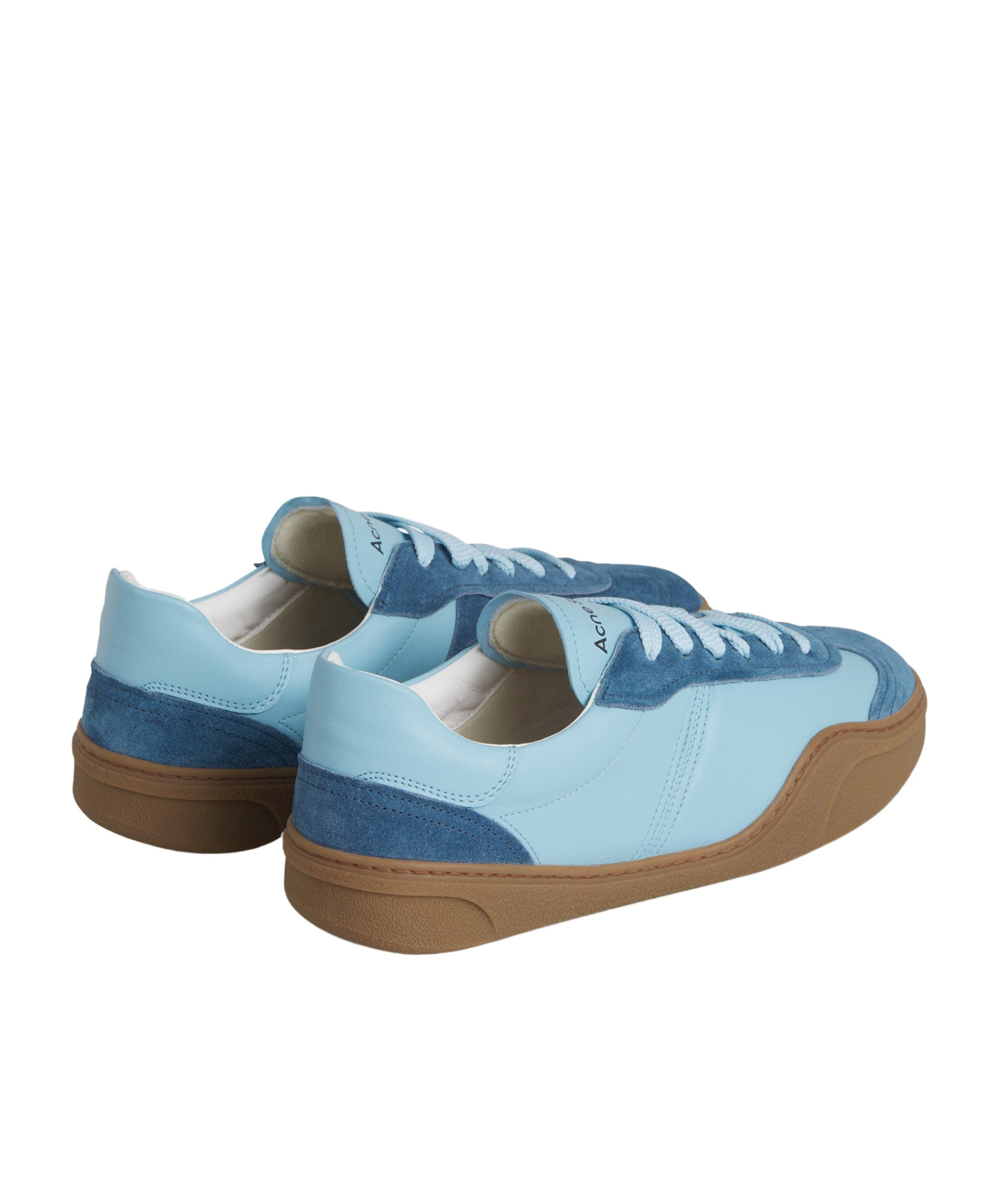 Acne Studios Sneakers Bars M Mit Veloursleder In Blue