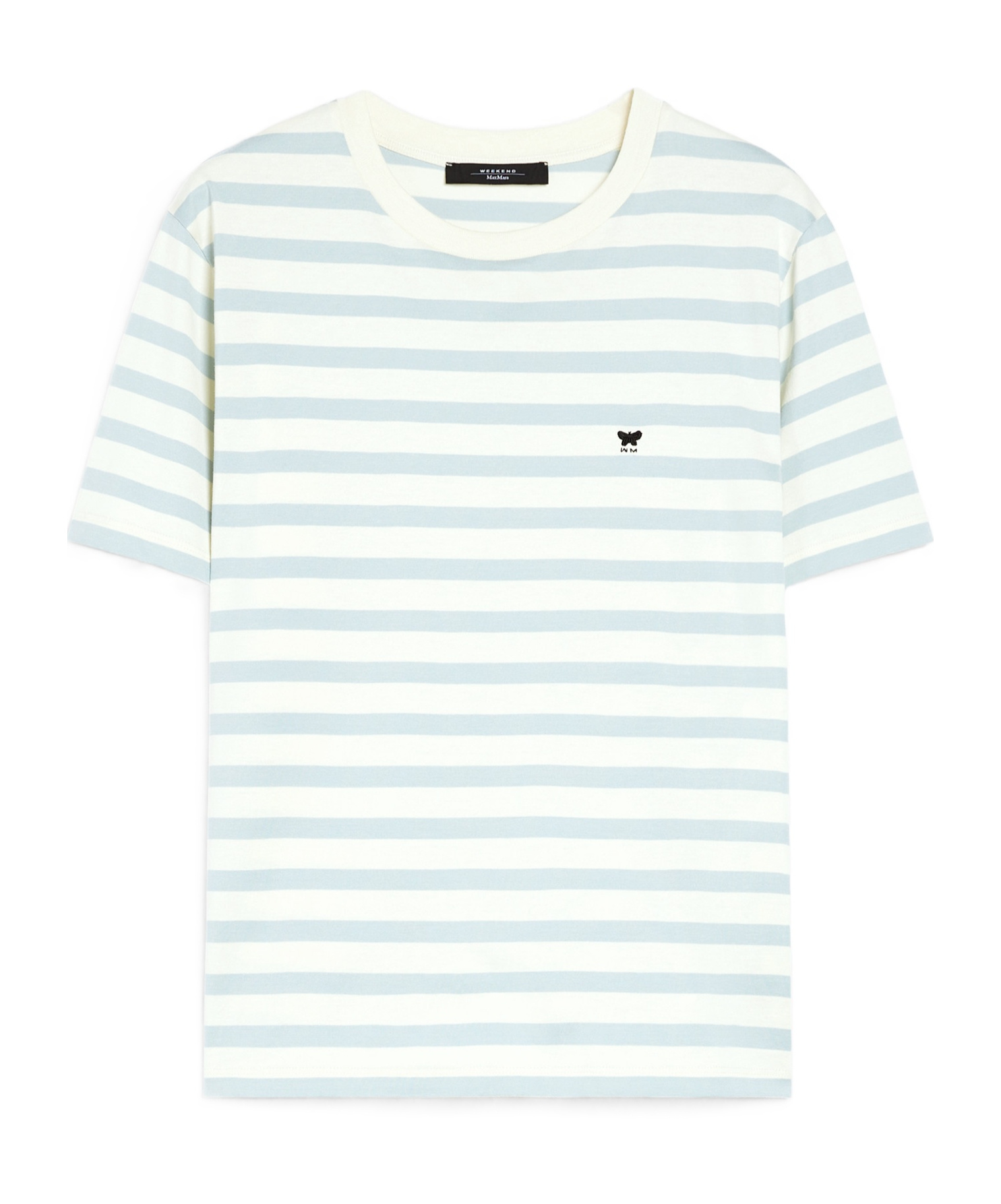 Shop Weekend Max Mara Jersey Crew-neck T-shirt In White