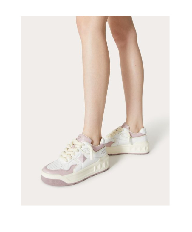 Valentino One Stud Xl Low-top Sneakers In White