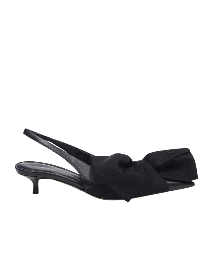 Balenciaga Knife Chemise Pumps Black In Multi