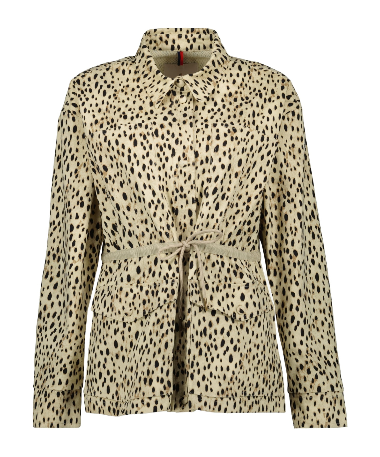Moncler Saulon Technical Twill Field Jacket In Nude