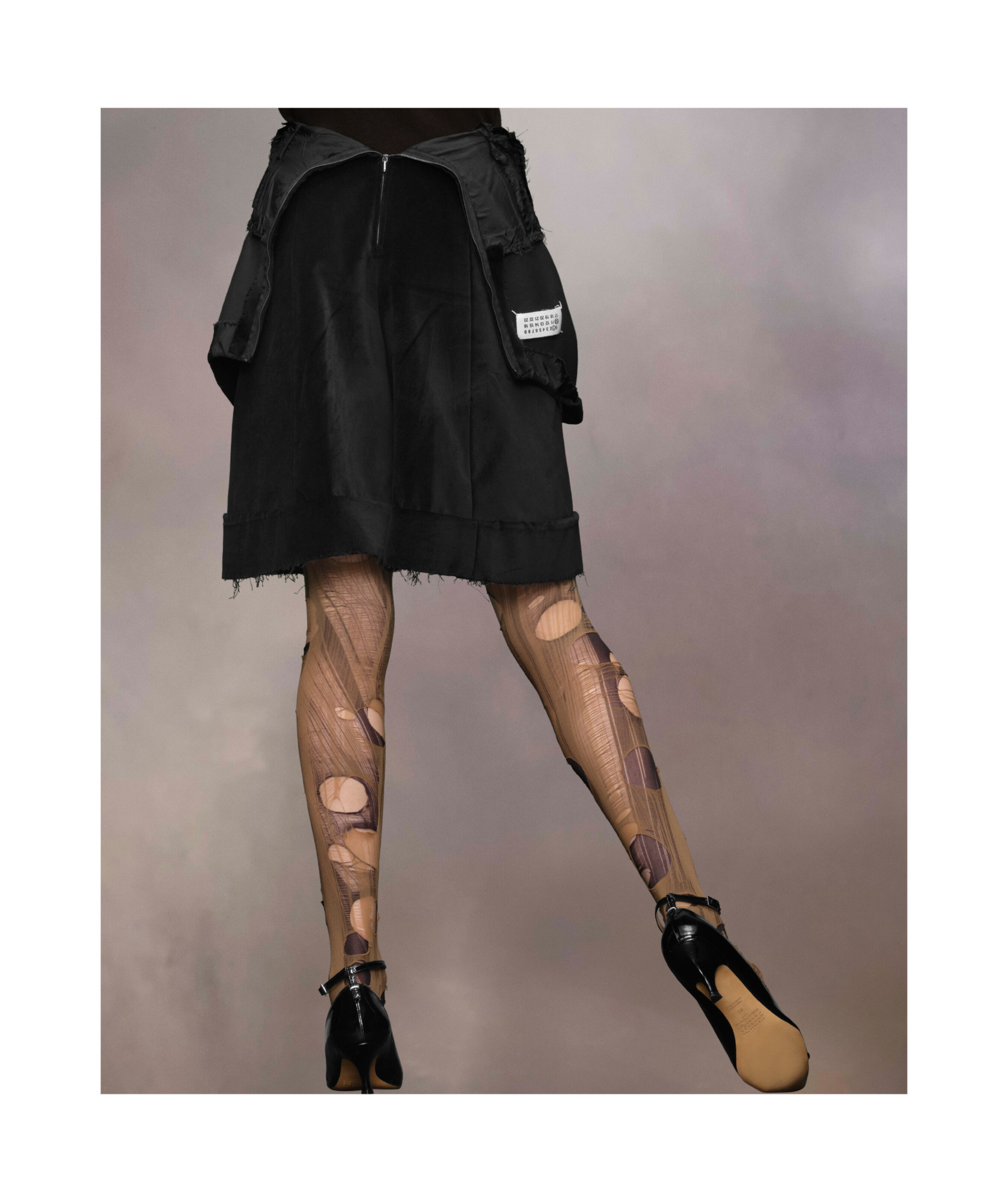 Maison Margiela Multi-wear Shorts Woman Black In Black