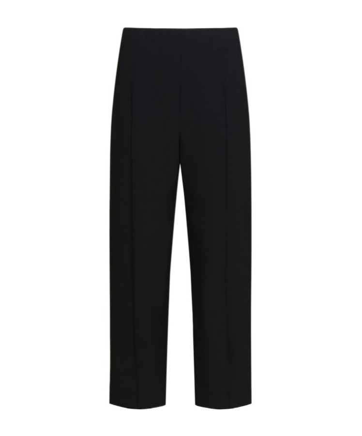 Marni Trousers With Belt Loops And Elastic Waistband In Black