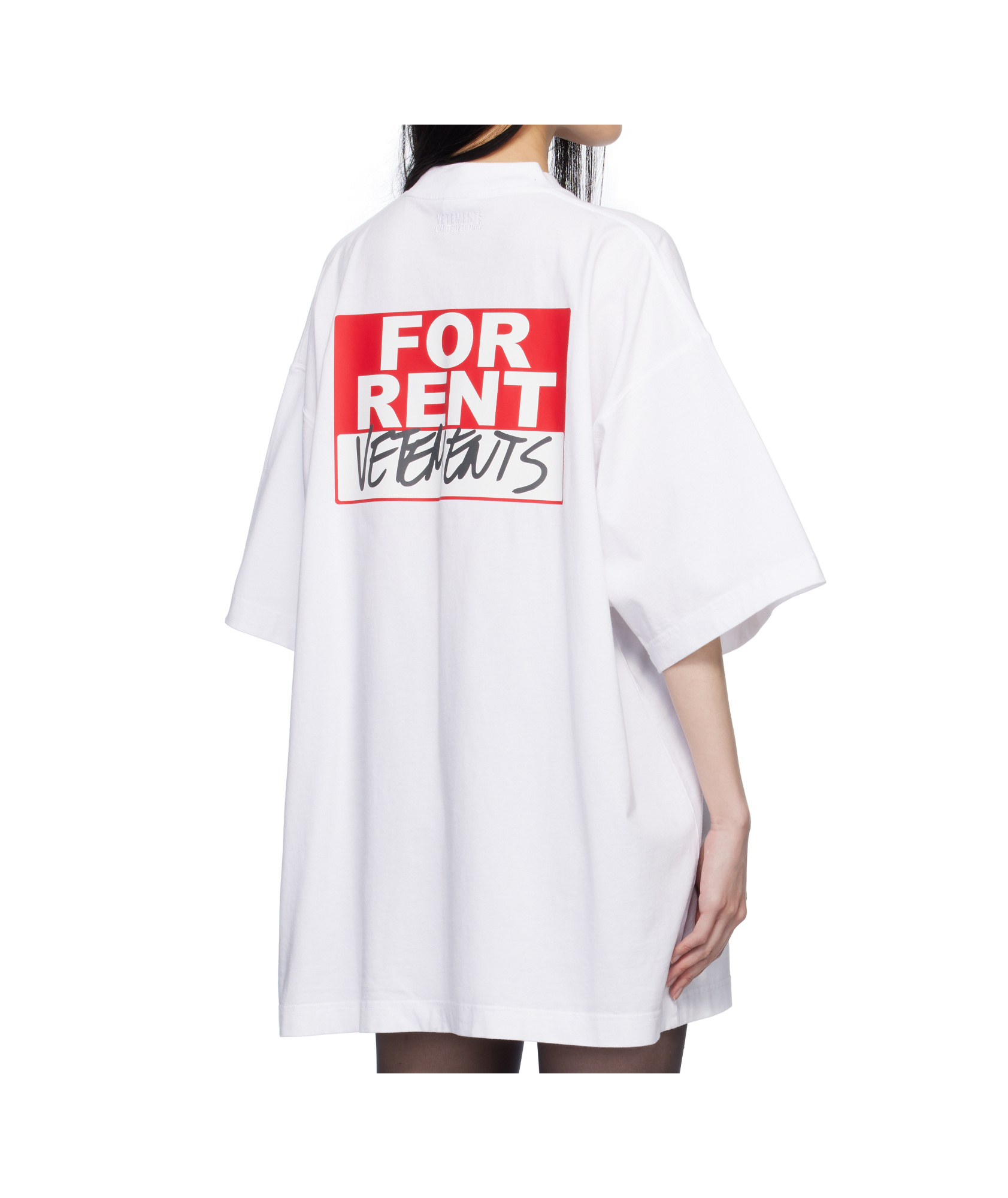 Vetements For Rent Oversized T-shirt In White