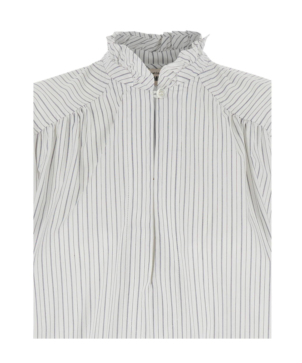 Semicouture Striped Shirt In White