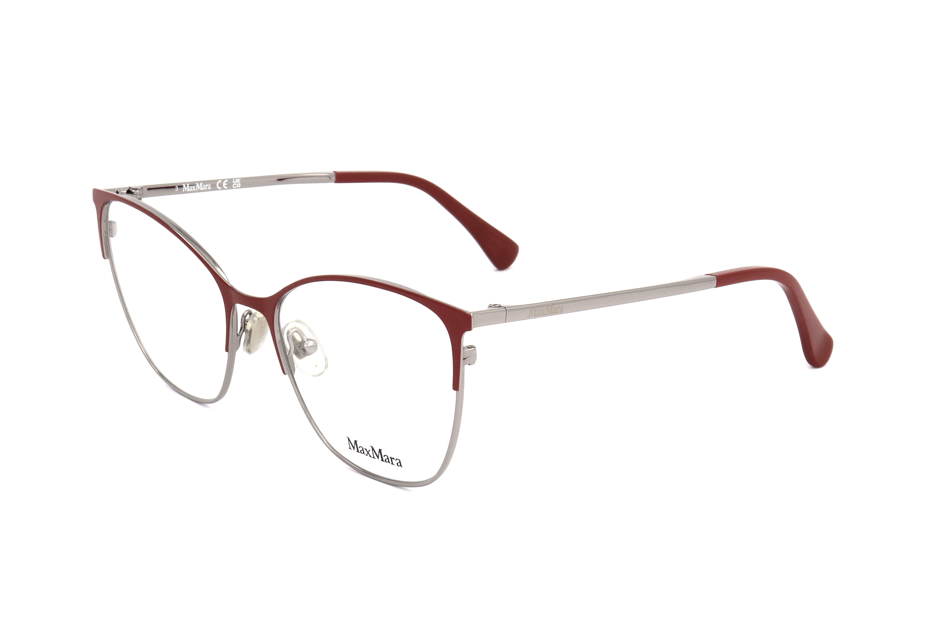 Max Mara Logo Flat Mirror In Brown