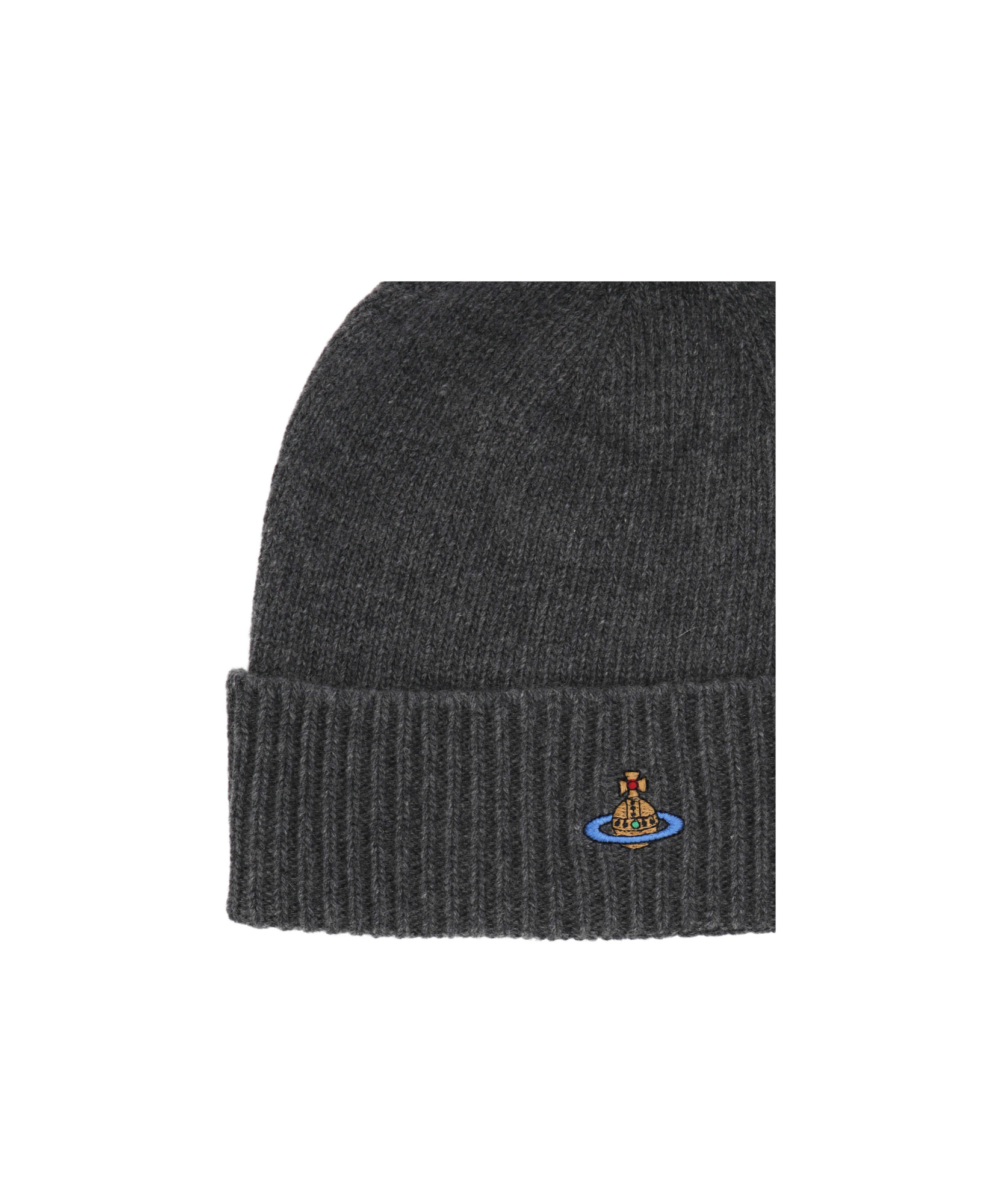 Vivienne Westwood Knitted Hat In Black