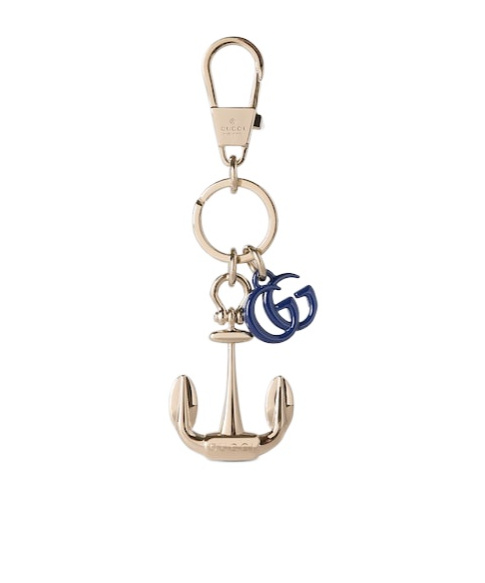 Gucci Keychain With Anchor And Double G