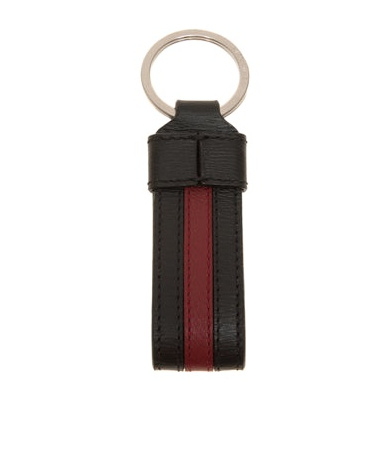 Bally Logo Keychain In Black