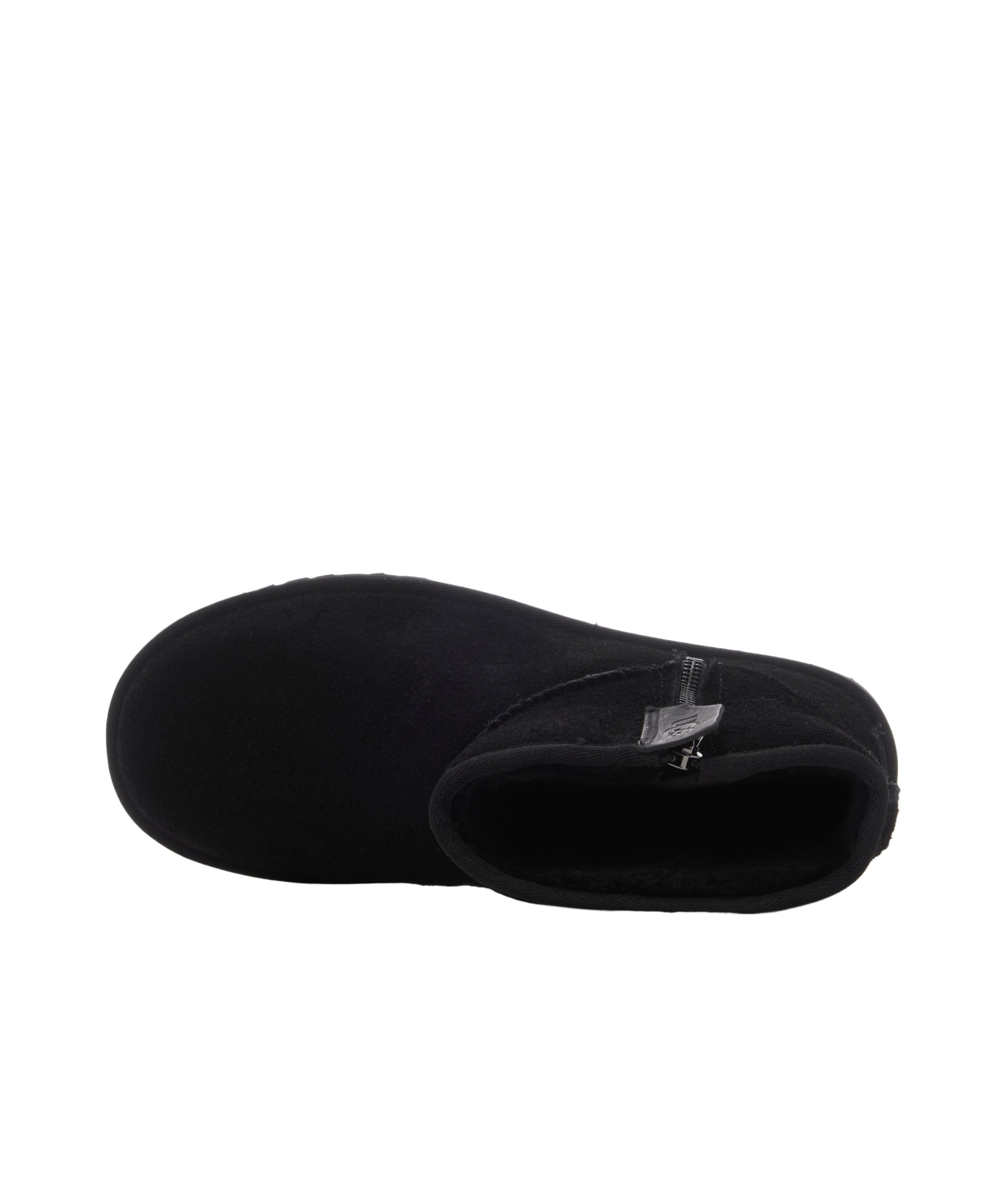 Ugg Short Zippered Ankle Boot In Black