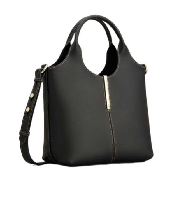Tod's Double Handle Shoulder Bag In Black