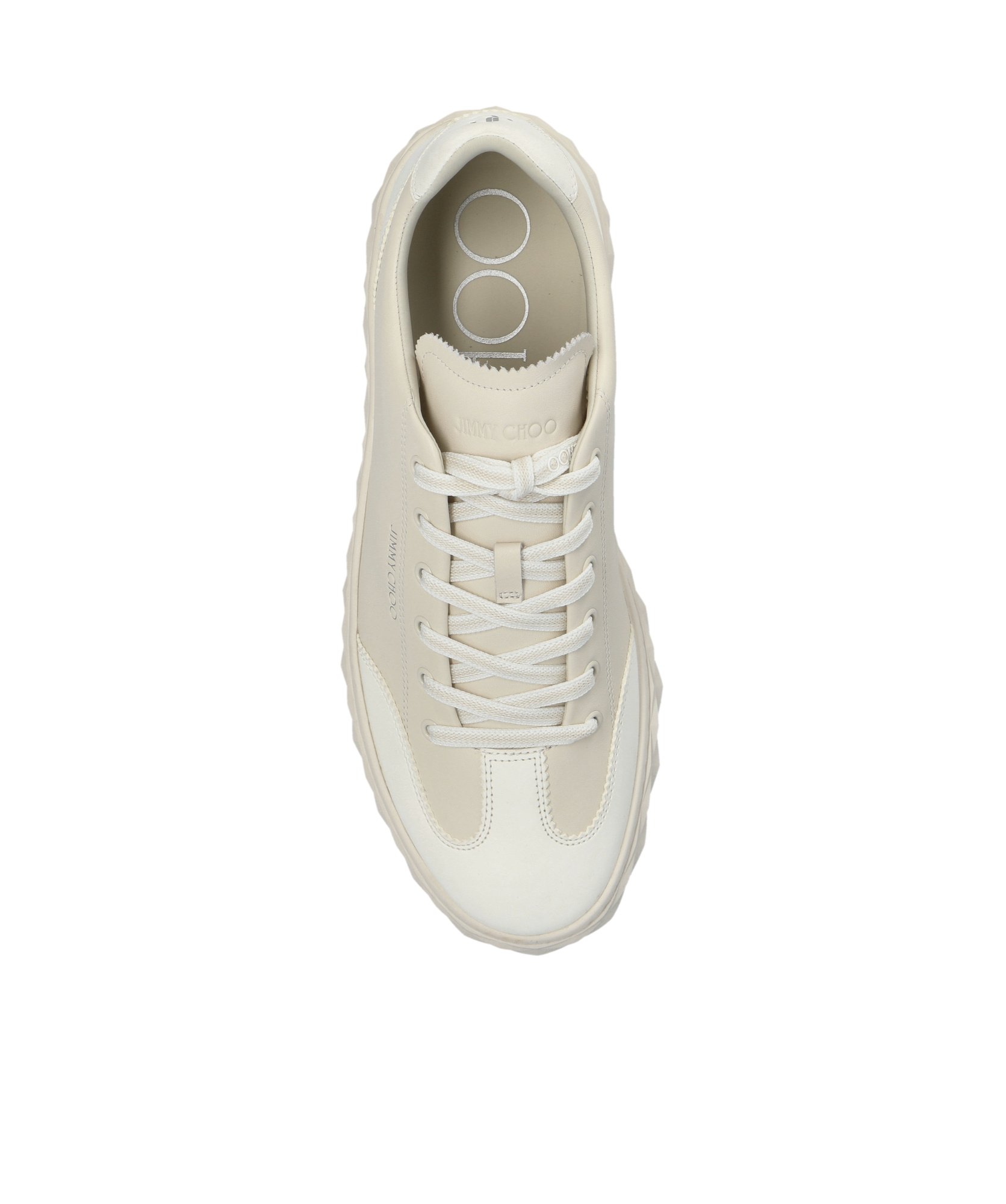 Jimmy Choo Diamond Light Flex Low-top Sneakers In White