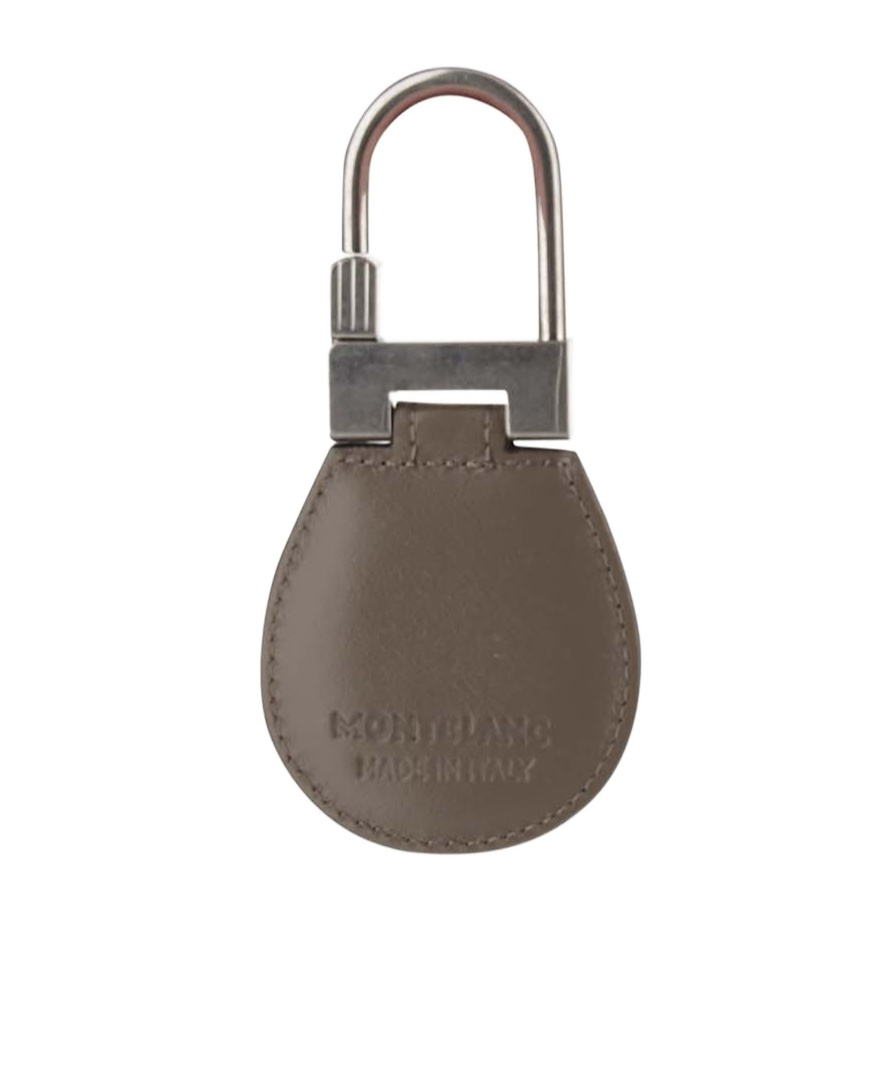 Montblanc Logo Plaque Kye Fob In Brown