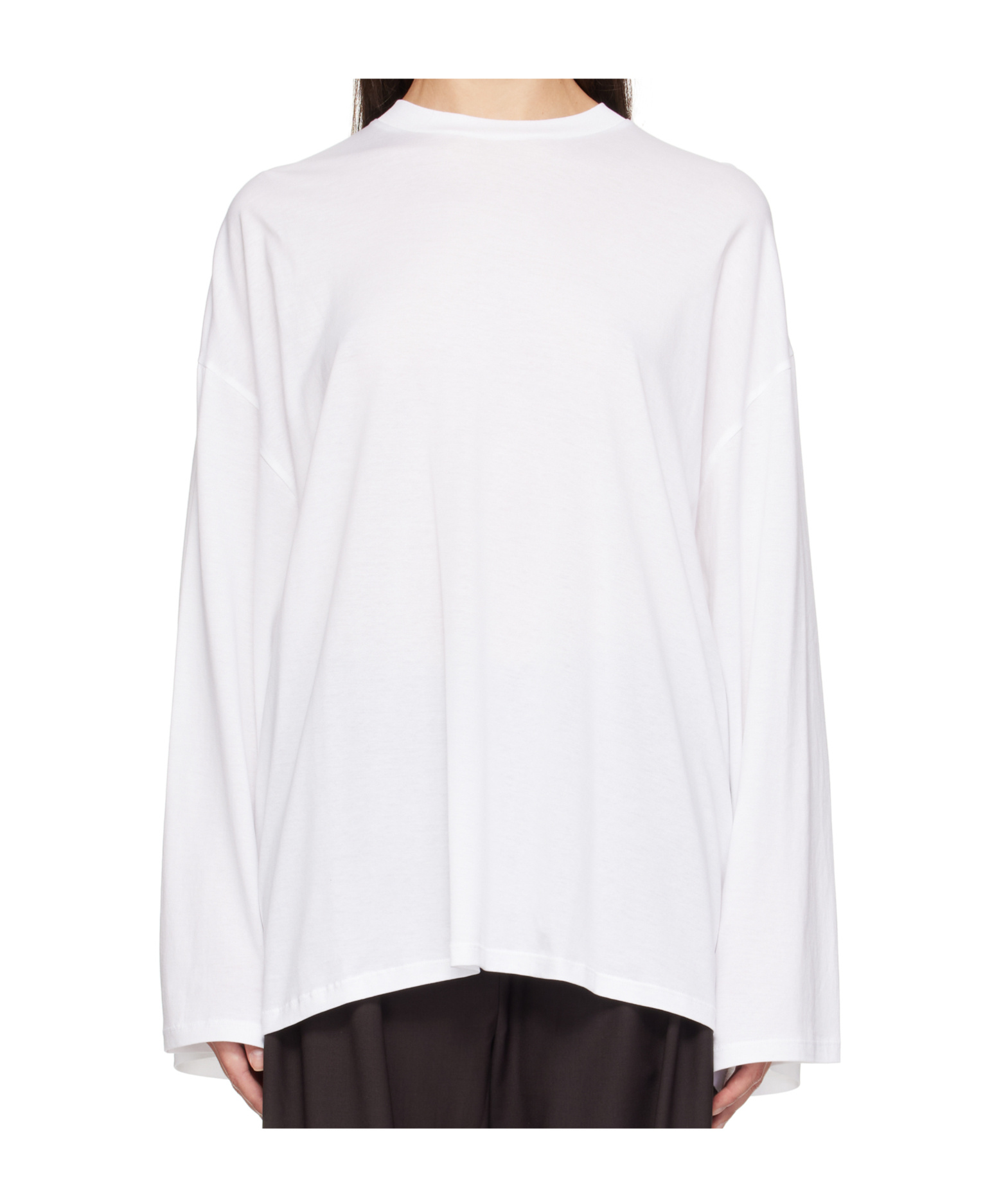 The Frankie Shop White Rio Oversized Sleeve T-shirt In White