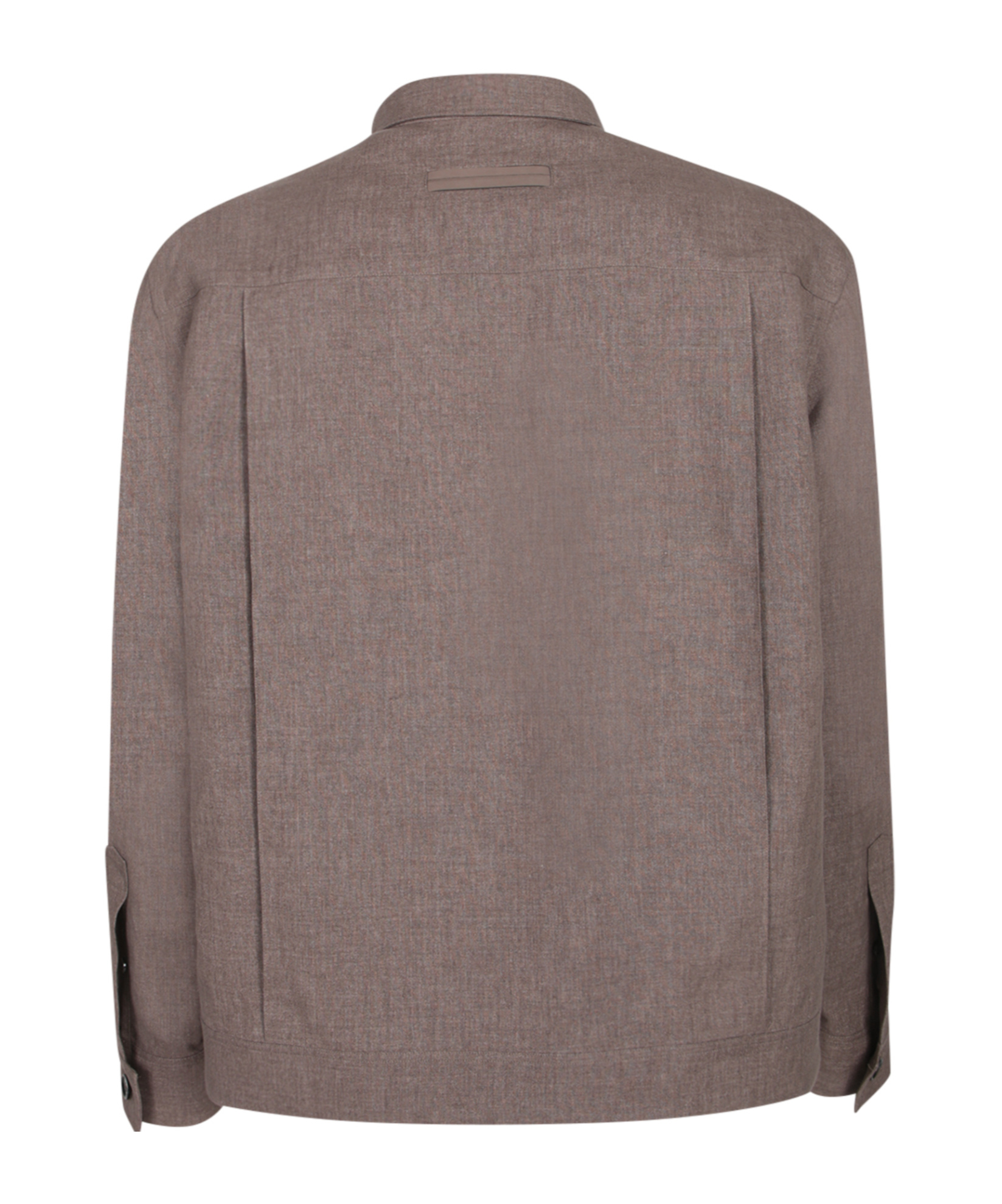Zegna Grey Wool Casual Jacket