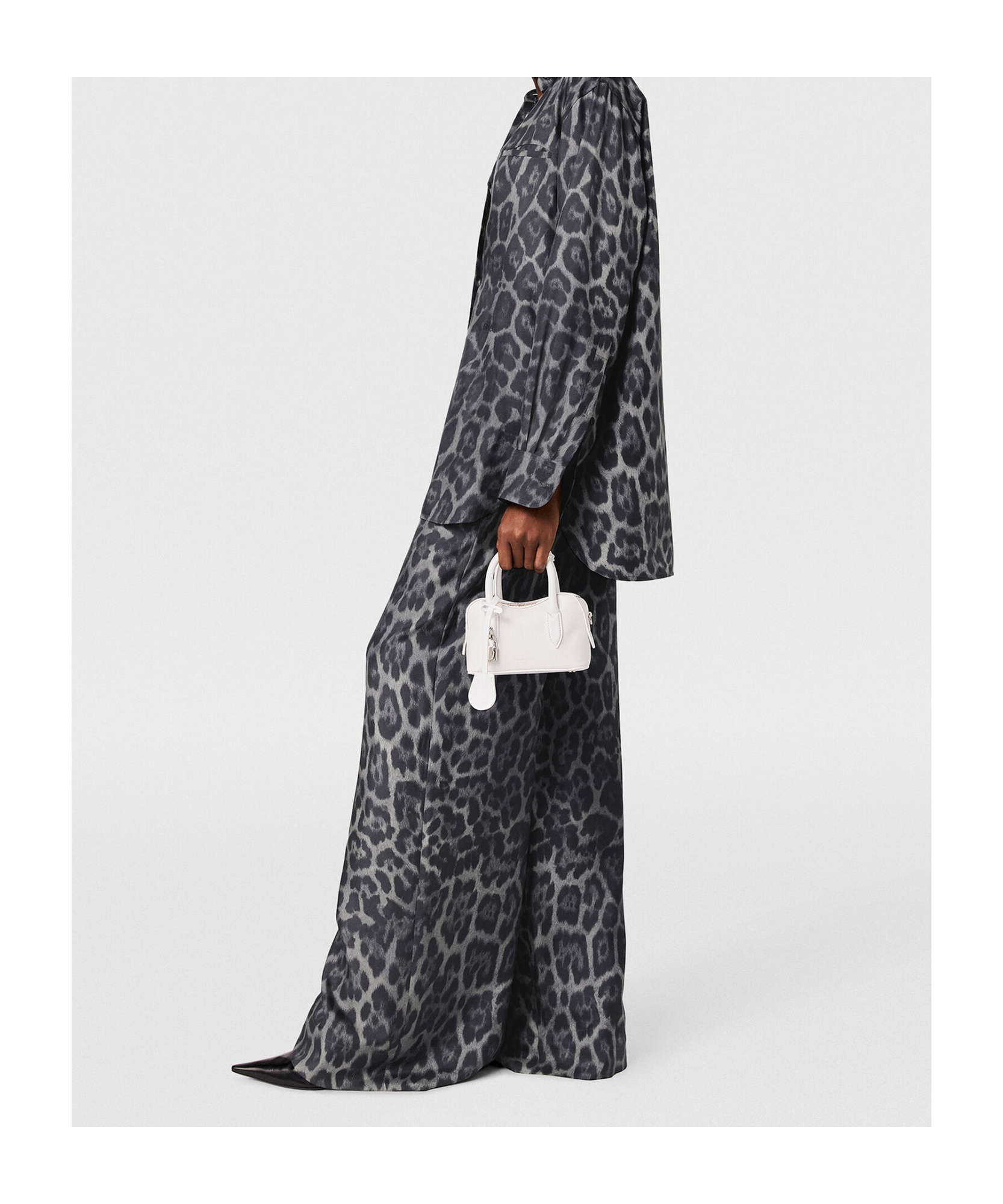 Stella Mccartney Oversized Drawstring Leopard Print Pants