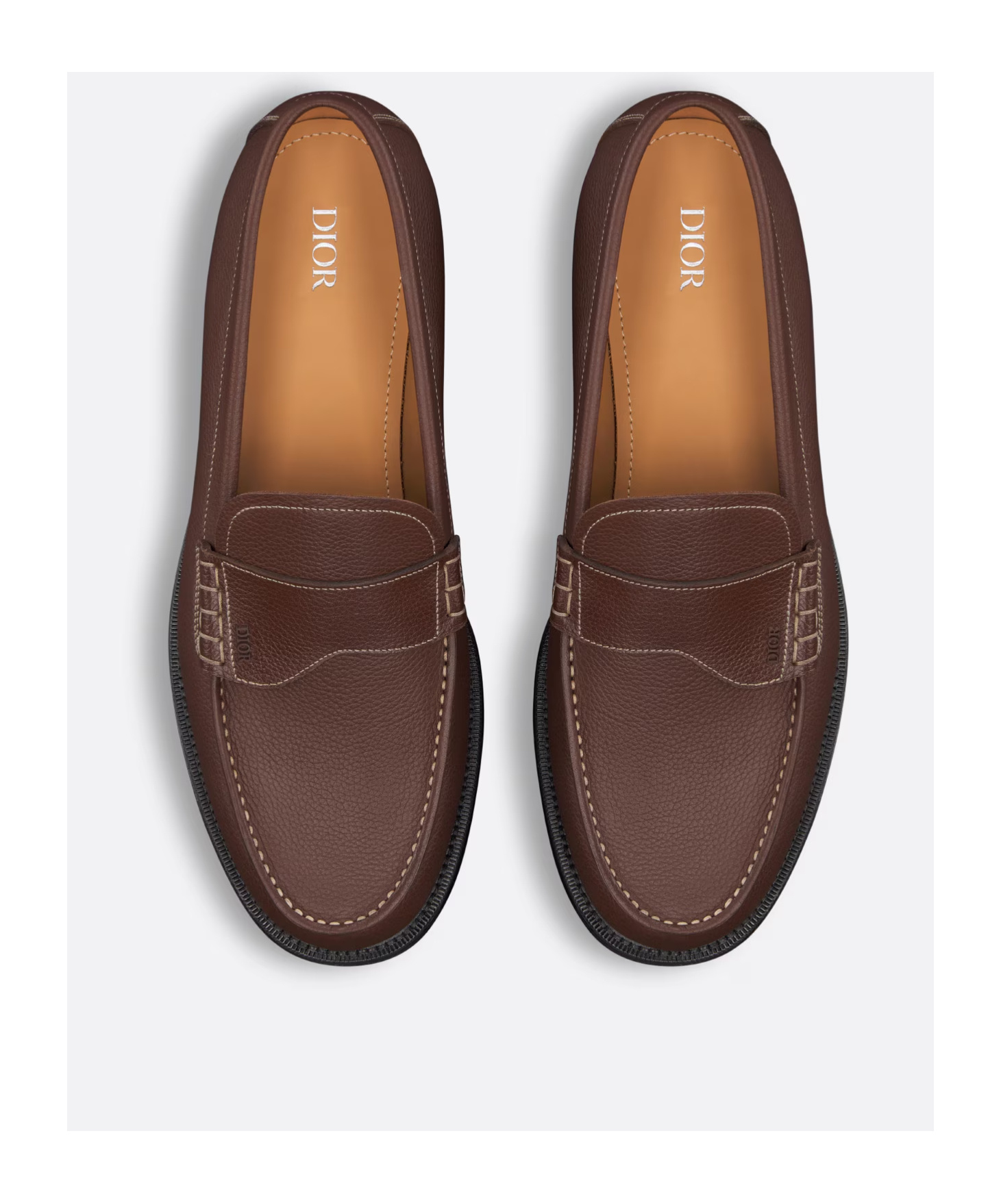 Dior Granville Loafers In Black