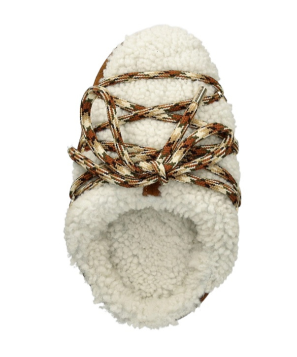 Moon Boot Icon Shearling Mules In Brown