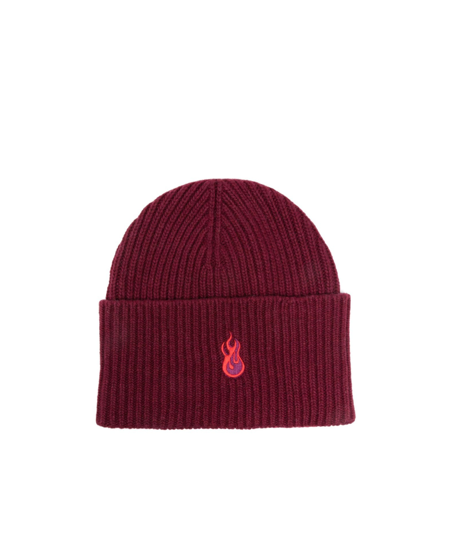 Vision Of Super Rib Knitted Hat In Red