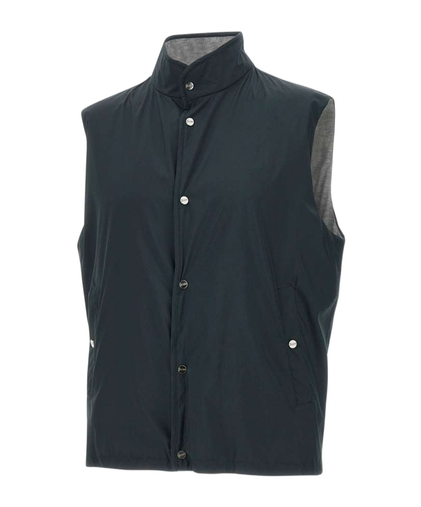 Herno Men's Spring Reversible Gilet In Black