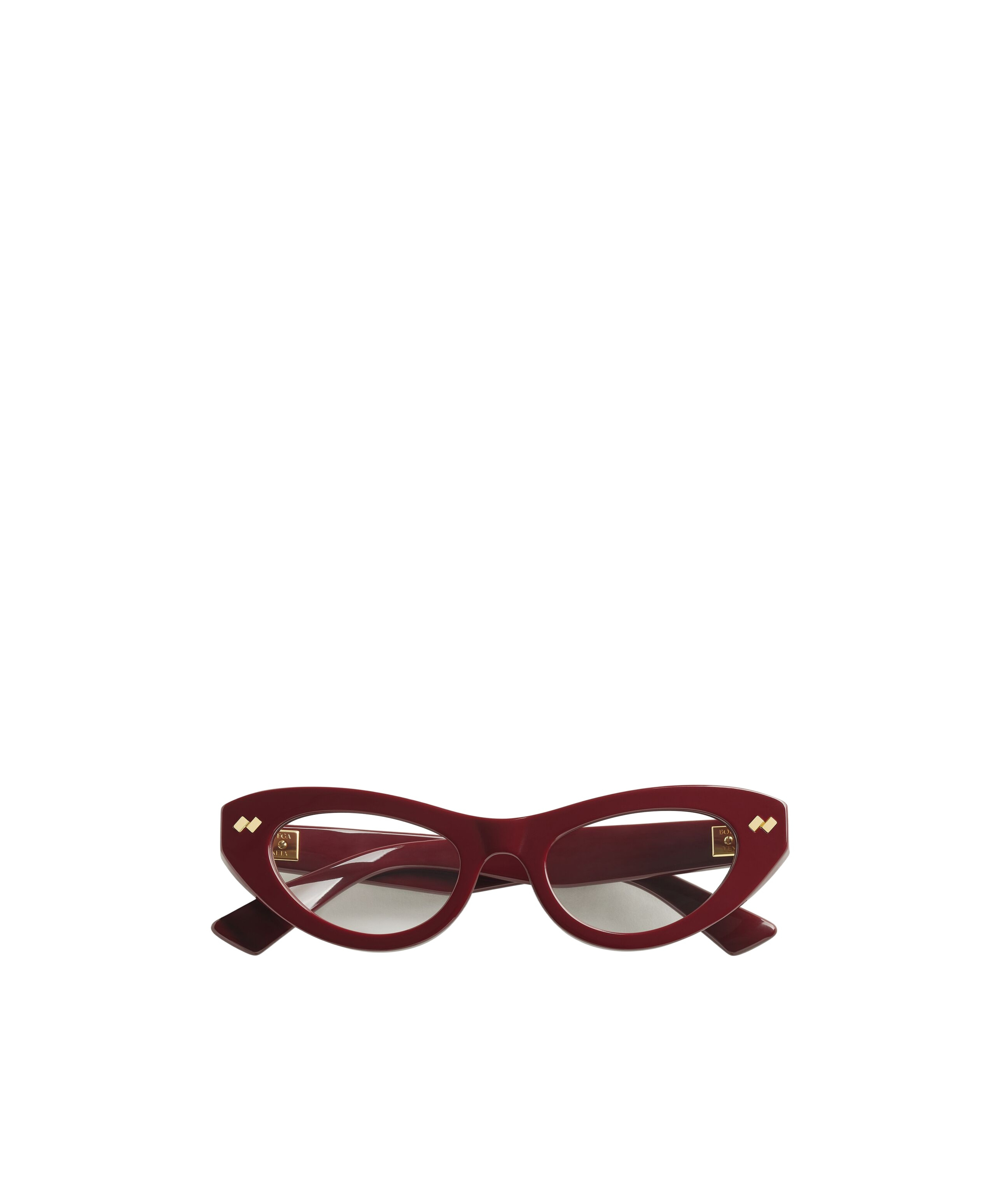 Bottega Veneta Bv1350s Linea Ribbon 005 Burgundy Brown Sunglasses In Brown