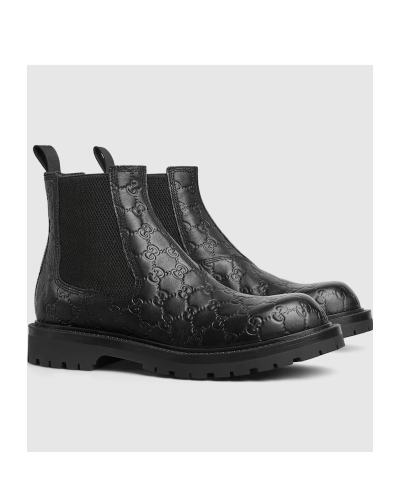 GUCCI SUPER WATCH ANKLE BOOTS