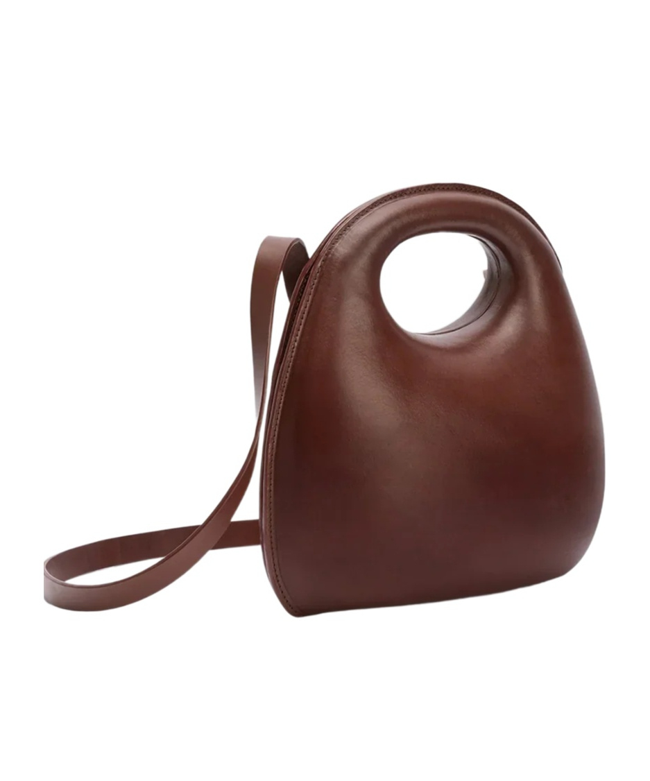 Lemaire Egg Bag In Brown
