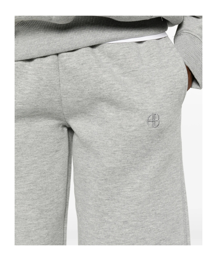 Anine Bing Wide-leg Sweatpants In Gray
