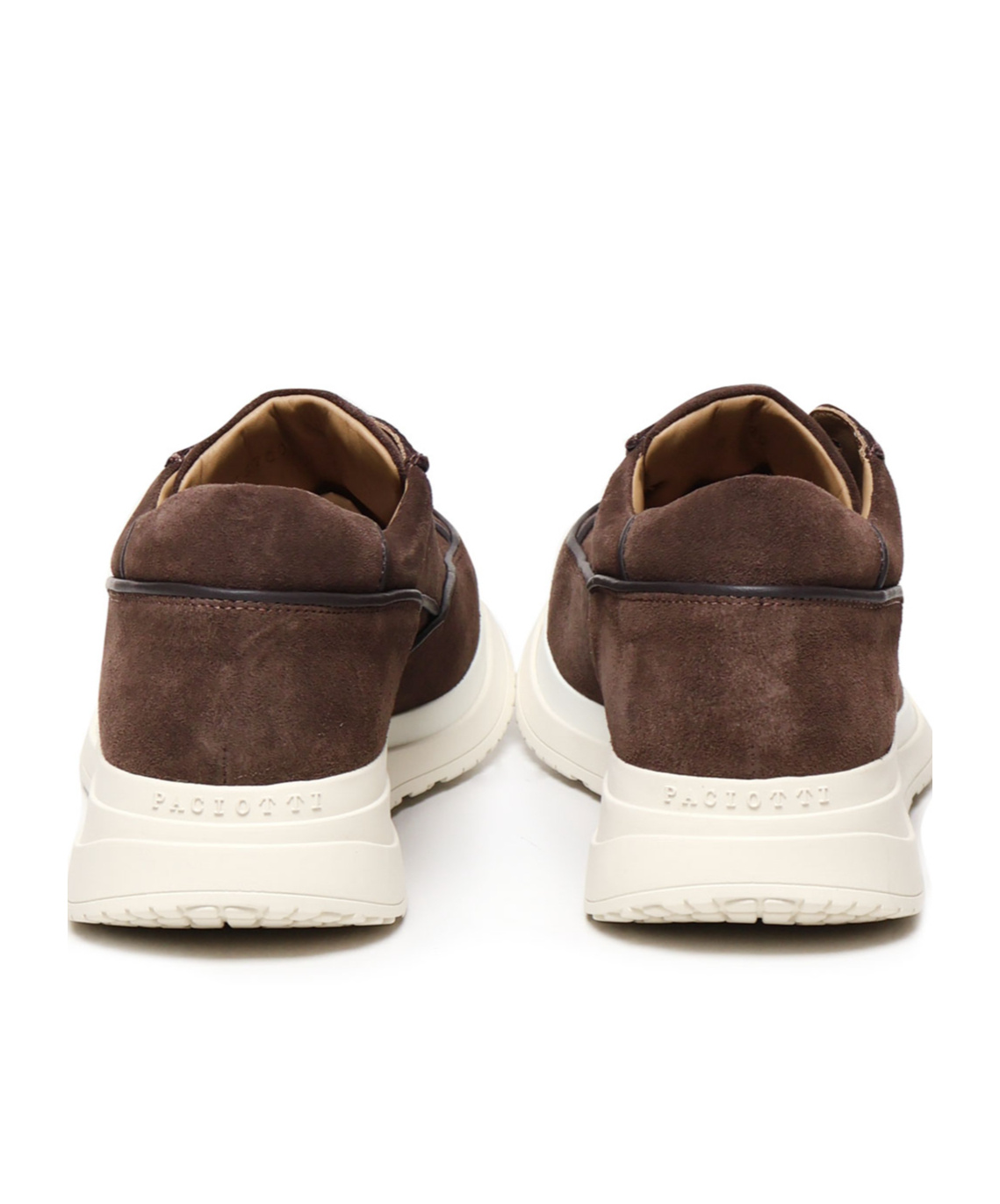 Cesare Paciotti Round Head Low-cut Casual Shoes In Brown