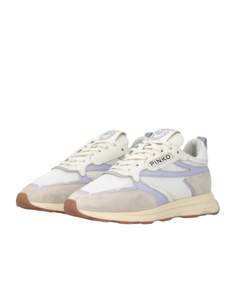 Pinko Panelled Sneakers In Blue