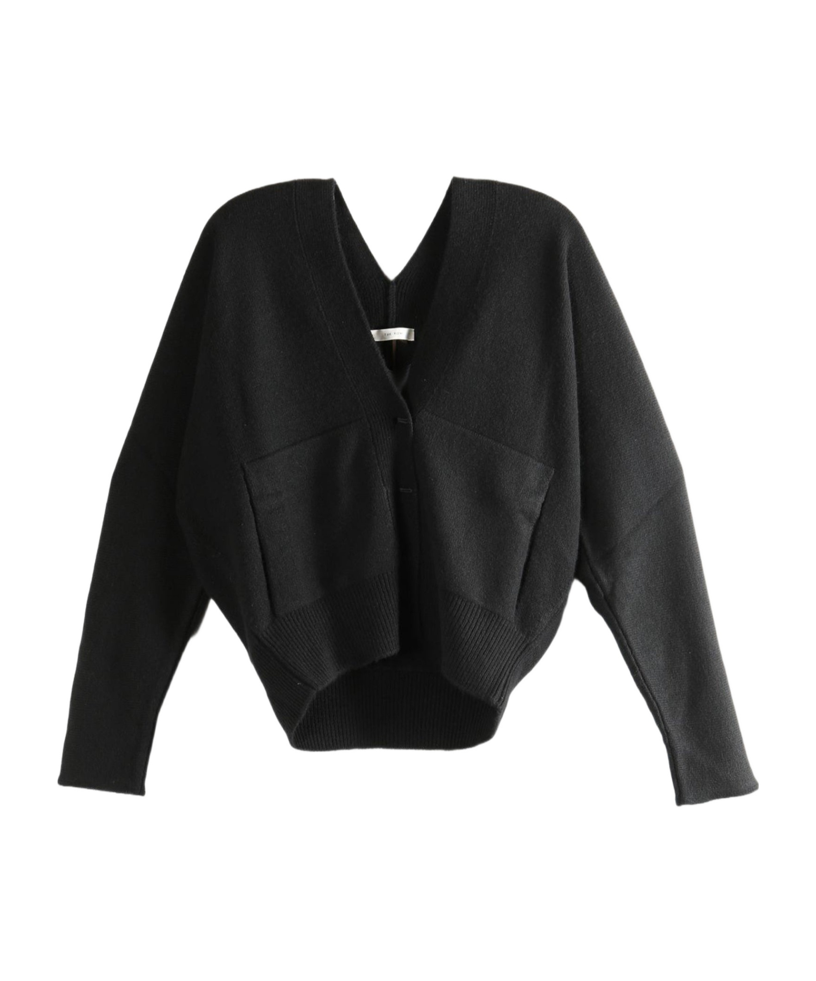 The Row V-neck Cardigan In Black
