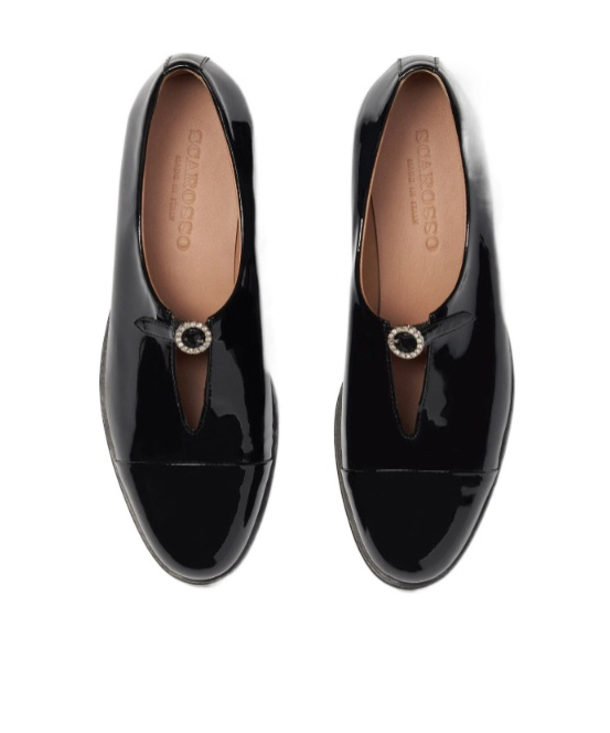 Scarosso Vittoria Monk Strap Shoes In Black