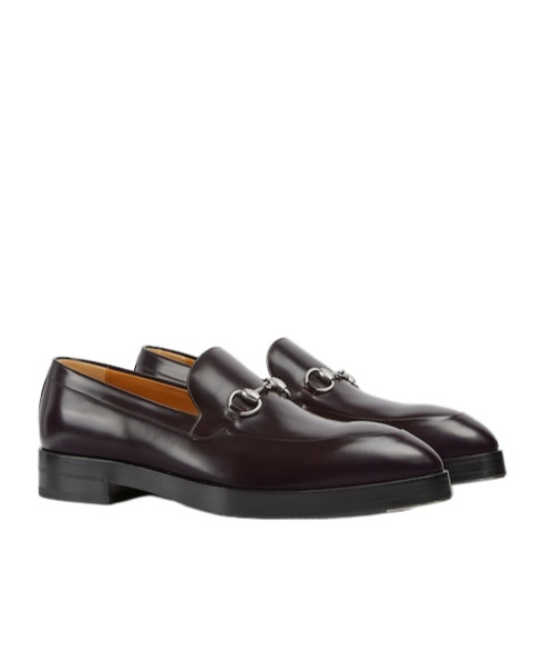 Gucci Men's Loafer With Horsebit In Dark Brown