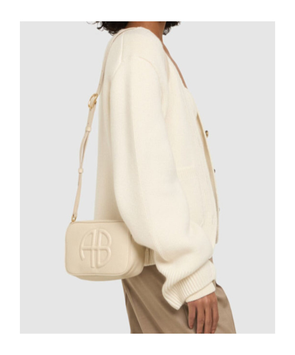 ANINE BING PATTERN SHOULDER BAG