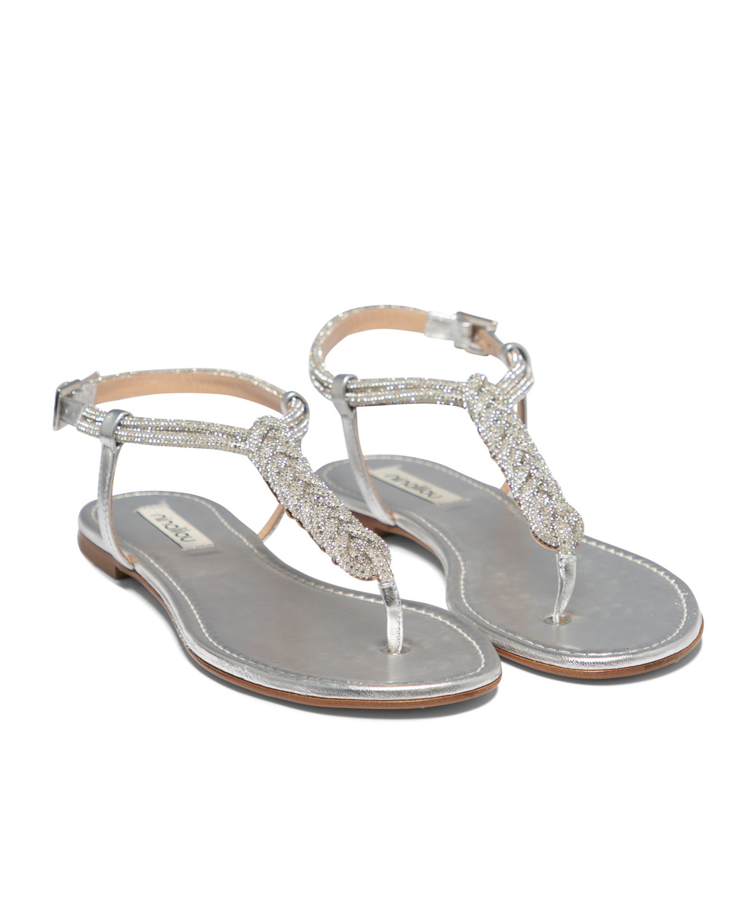 Shop Ninalilou Elisa 111 Sandals In Gray