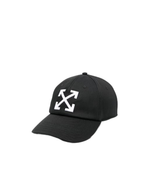 Off-white Arrows-logo Baseball Cap In Black