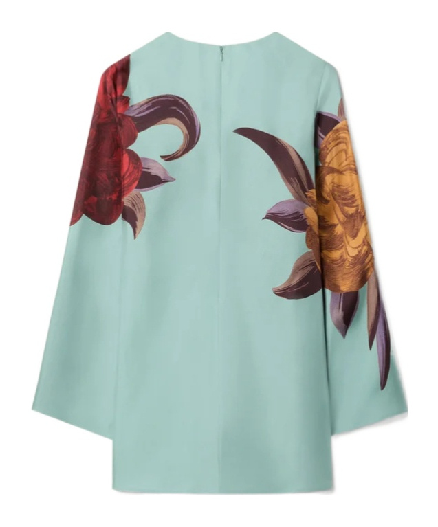 La Doublej Supremes Swing Floral-print Mini Dress In Multi