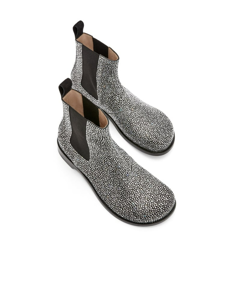 Loewe Campo Chelsea Boots In Black
