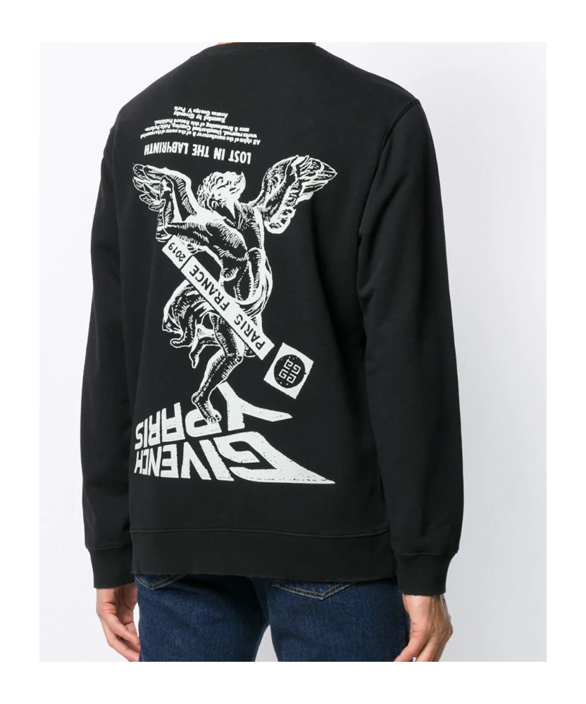 Givenchy Long-sleeved Sweater In Black
