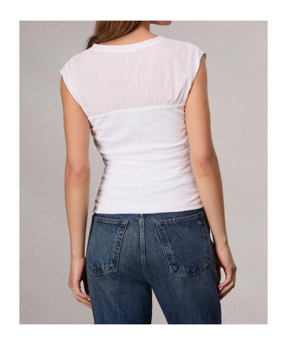 Rag & Bone Sleeveless T-shirt In White