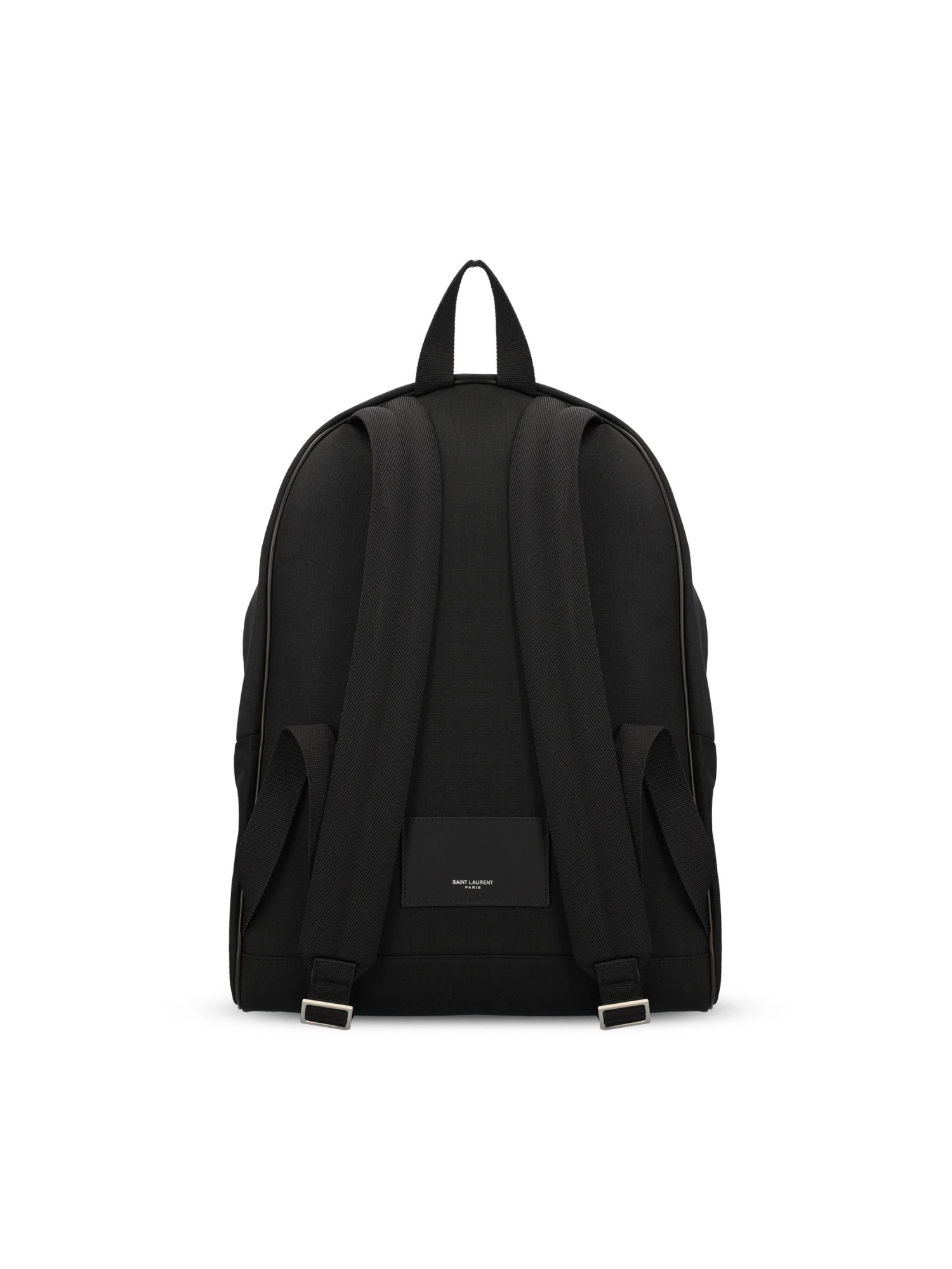 Saint Laurent Logo-print Backpack In Black