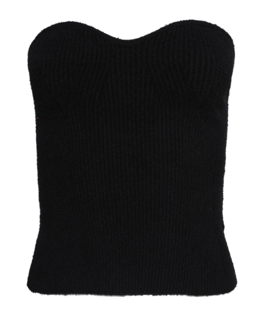 WARDROBE.NYC KNITTED HALTER TOP