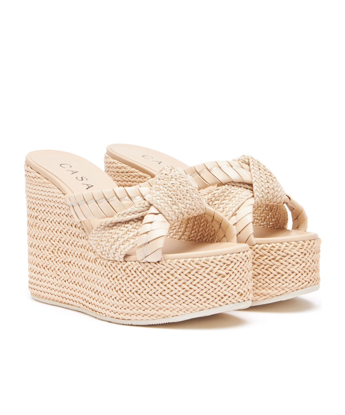Casadei Formentera 130mm Mules In Nude