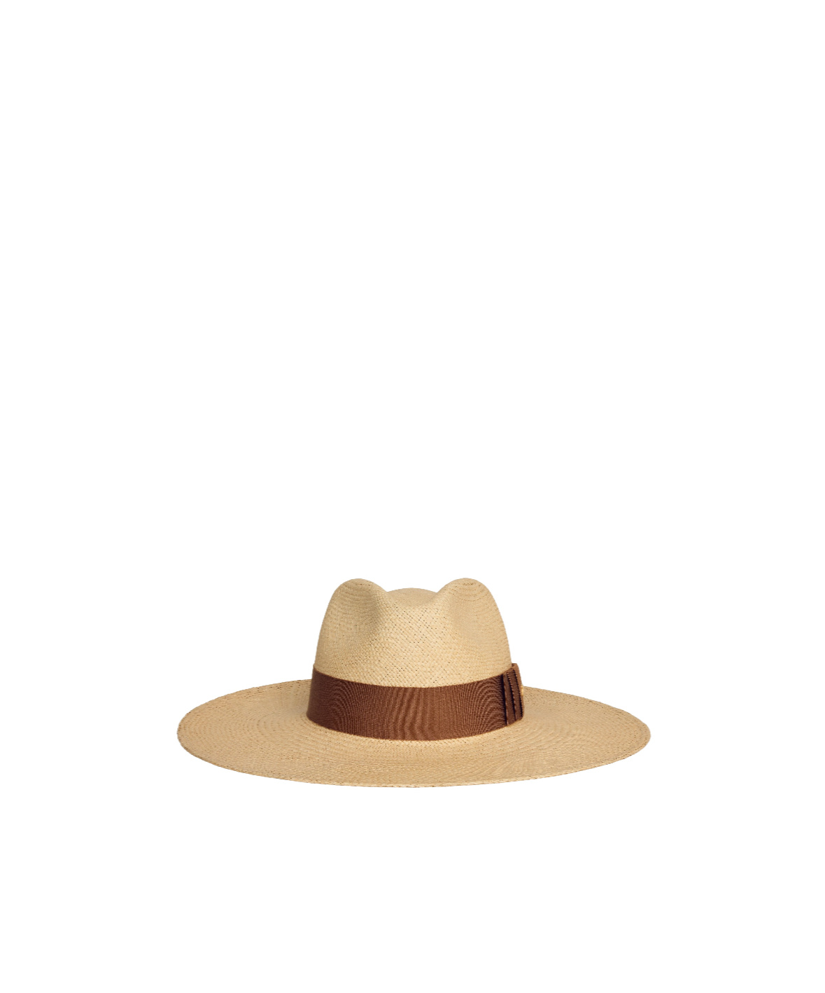 Celine Triomphe Panama Hat In Straw In Neutral
