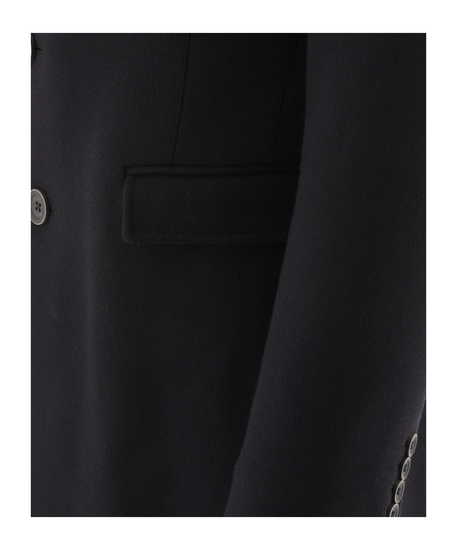 Herno Durable Long Sleeve Coat With Notched Lapels In Black