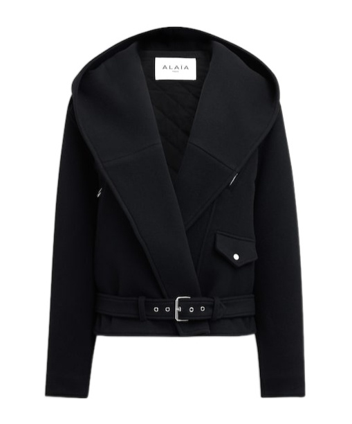 ALAÏA HOODED CASUAL JACKET