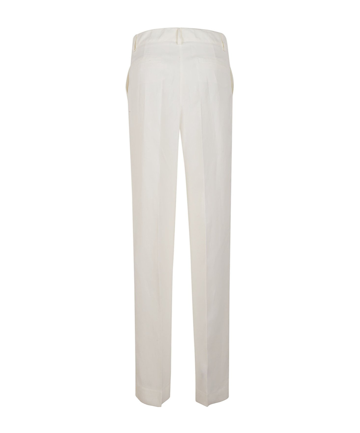 P.a.r.o.s.h Straight Casual Pants In White