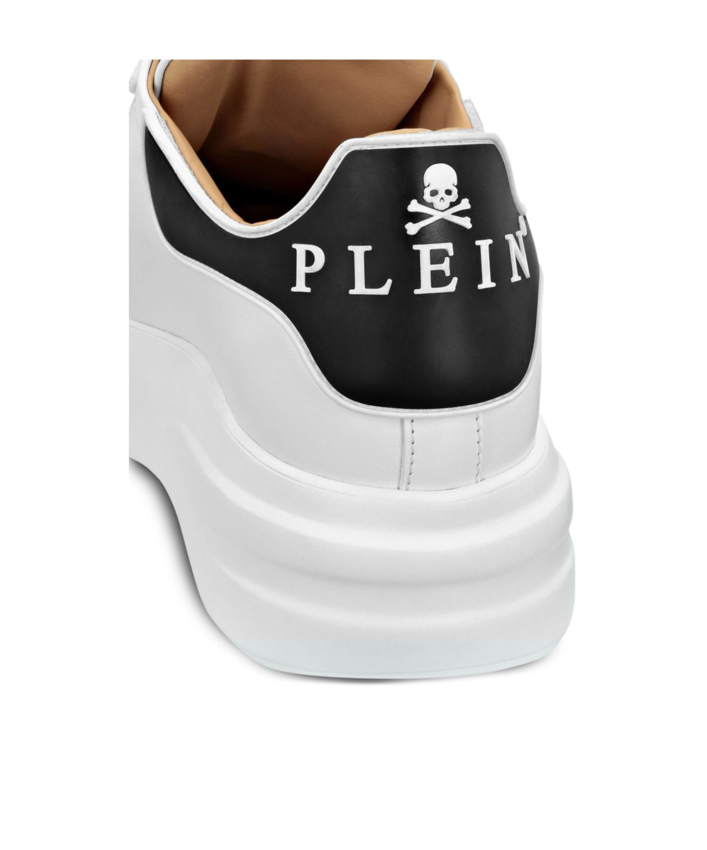 Philipp Plein Leather Low-top Sneakers In White